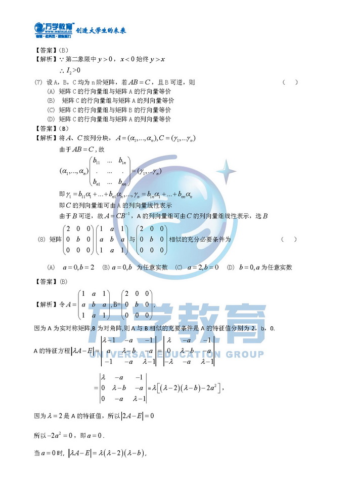 2013��ȫ��(gu��)�Tʿ�о�����W(xu��)�y(t��ng)һ��ԇ��(sh��)�W(xu��)��ԇ�}��3