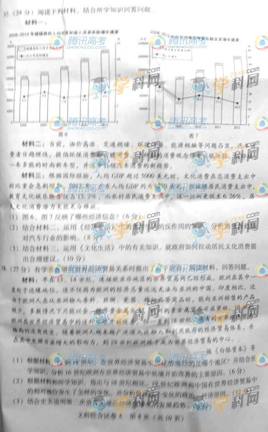 2013�߿��V�|�ĿƾC��ԇ�}A����7��