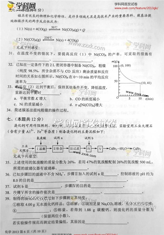 2013��߿��Ϻ����W(xu��)ԇ�}��6��