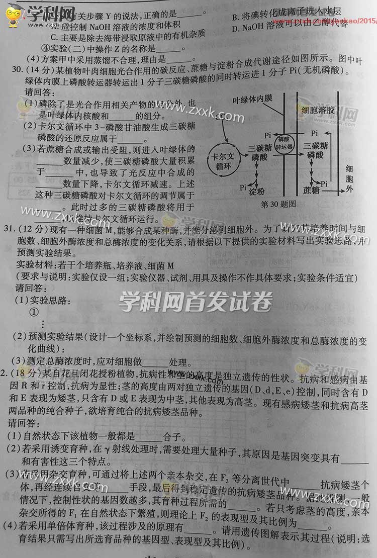 2015���㽭ʡ�߿����ƾC��ԇ�}��10��