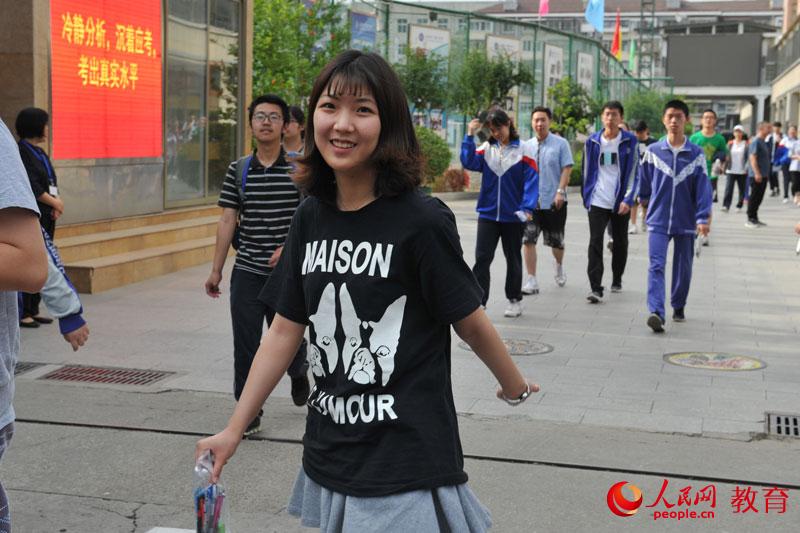 考完之后原來是這麼輕鬆。 熊旭 攝