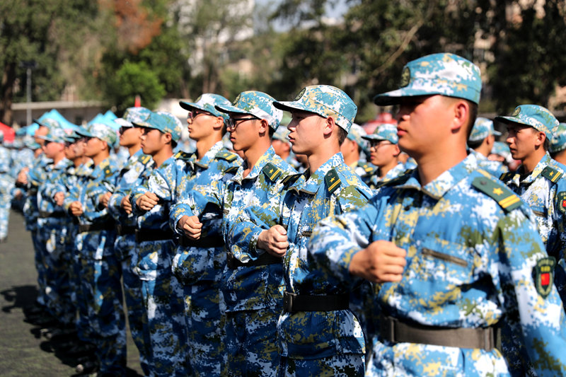 山西農(nóng)業(yè)大學 日常訓練（程旭東/攝）