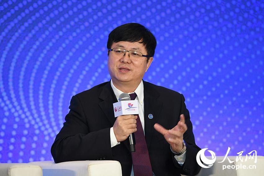 北京工業(yè)大學(xué)副校長(zhǎng)喬俊飛。人民網(wǎng)記者 翁奇羽 攝