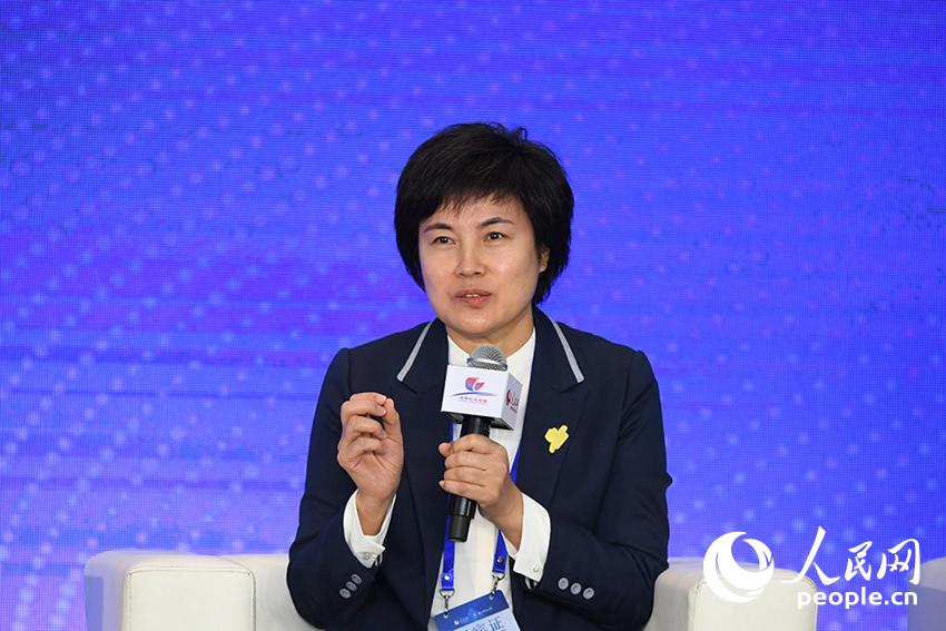 華南農(nóng)業(yè)大學(xué)校長劉雅紅。人民網(wǎng)記者 翁奇羽 攝