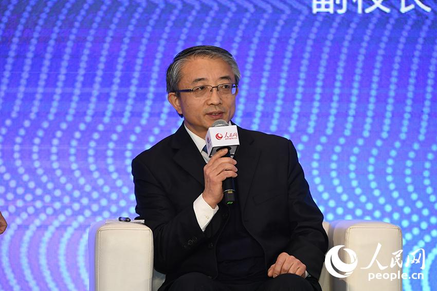 北京大學(xué)黨委副書記安鈺峰。人民網(wǎng)記者 翁奇羽 攝