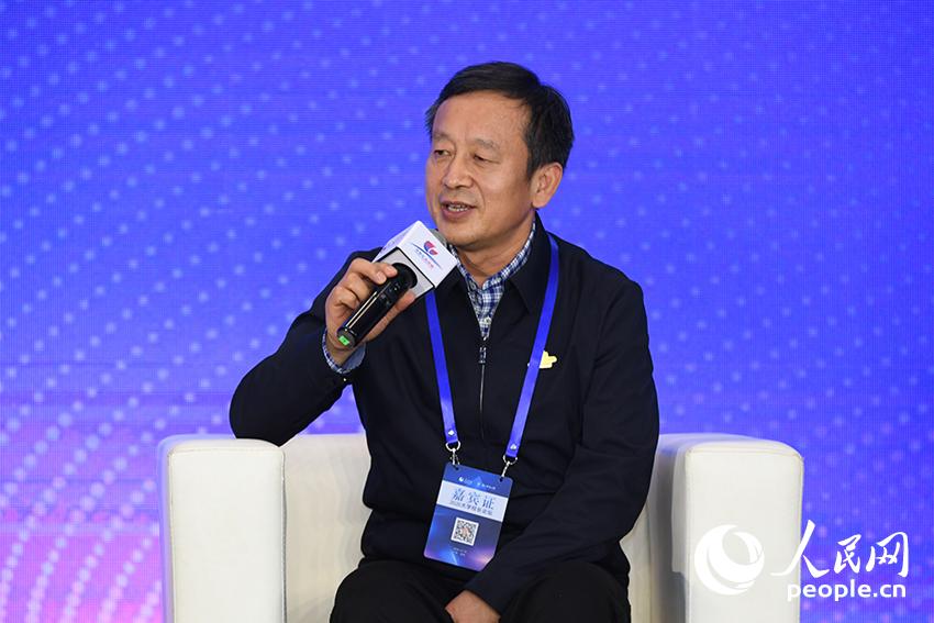 東南大學(xué)黨委副書記鄭家茂。人民網(wǎng)記者 翁奇羽 攝