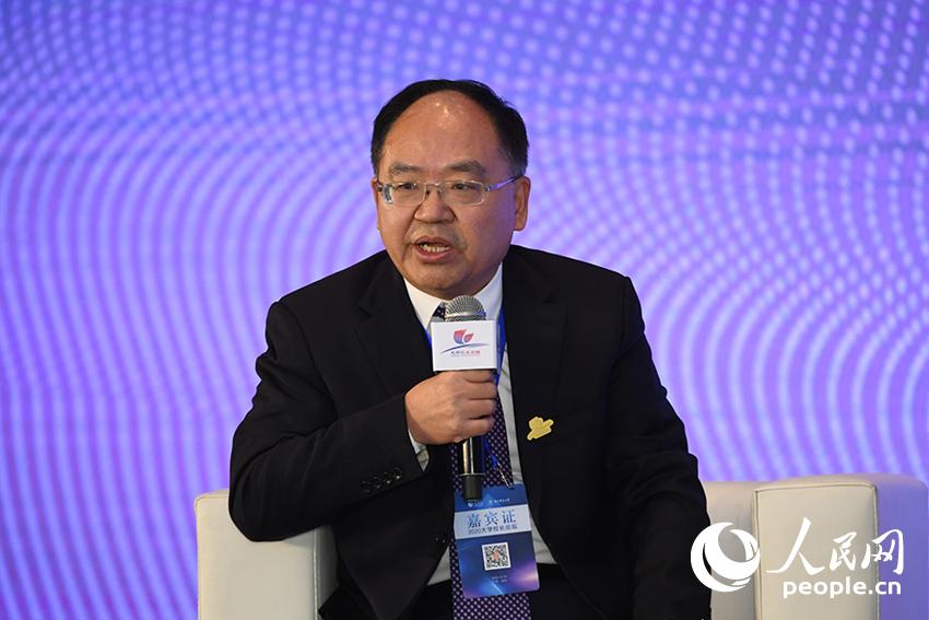 四川師范大學(xué)校長汪明義。人民網(wǎng)記者 翁奇羽 攝