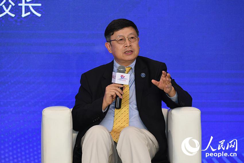 西湖大學(xué)副校長(zhǎng)許田。人民網(wǎng)記者 翁奇羽 攝