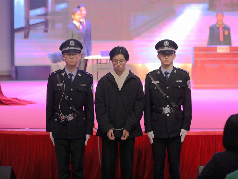 北京農(nóng)學(xué)院國家安全主題情景劇劇照。校方供圖