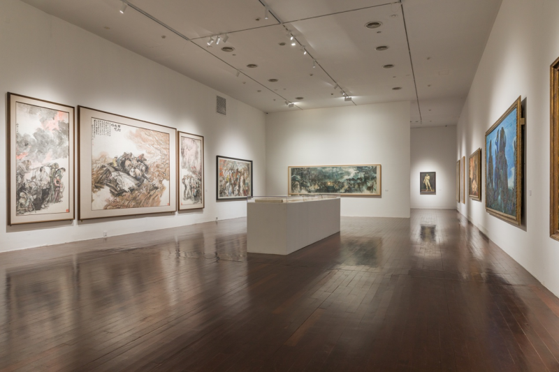 “青春萬歲——新中國美術(shù)的青年時(shí)代”展覽現(xiàn)場。中央美術(shù)學(xué)院供圖