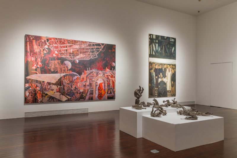 “青春萬歲——新中國美術(shù)的青年時代”展覽現(xiàn)場。中央美術(shù)學(xué)院供圖