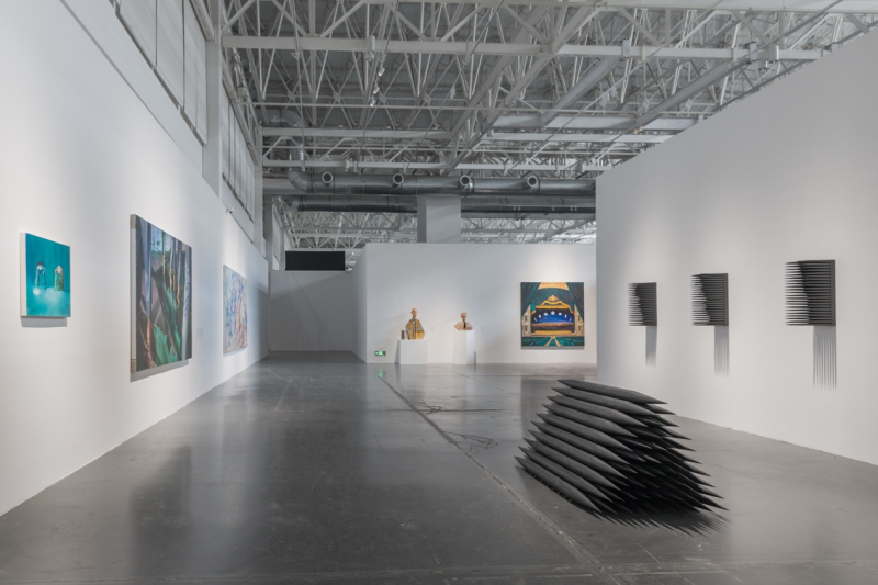 “青春萬(wàn)歲——新中國(guó)美術(shù)的青年時(shí)代”展覽現(xiàn)場(chǎng)。中央美術(shù)學(xué)院供圖