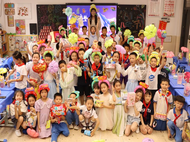 湖南省長沙市南雅望城學校舉行慶“六一”系列活動。白湘鄂 攝