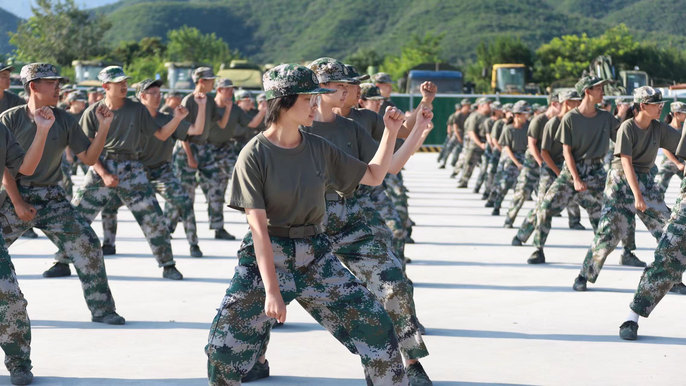 結(jié)營(yíng)儀式現(xiàn)場(chǎng)。校方供圖