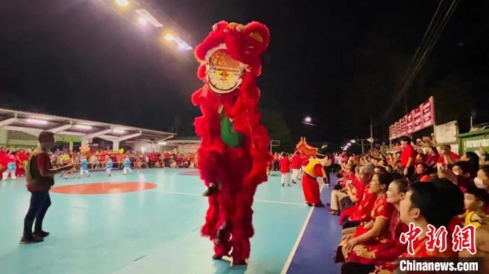 泰國曾裡振華學(xué)校的慶春節(jié)活動。(受訪者供圖)