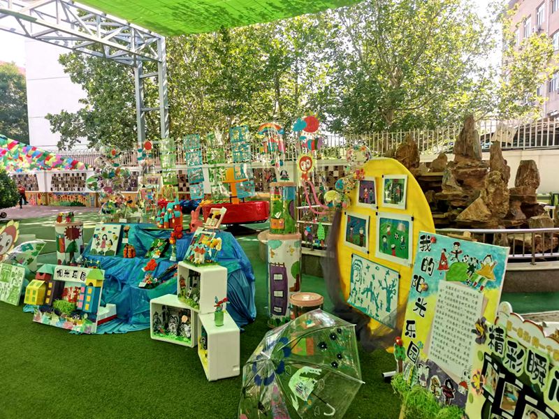 北京市密云區(qū)舉辦首屆師幼藝術(shù)作品展。密云區(qū)教委供圖