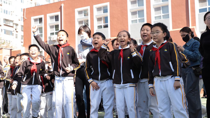 首都師范大學(xué)實(shí)驗(yàn)小學(xué)“校園開(kāi)放日”活動(dòng)舉辦。校方供圖