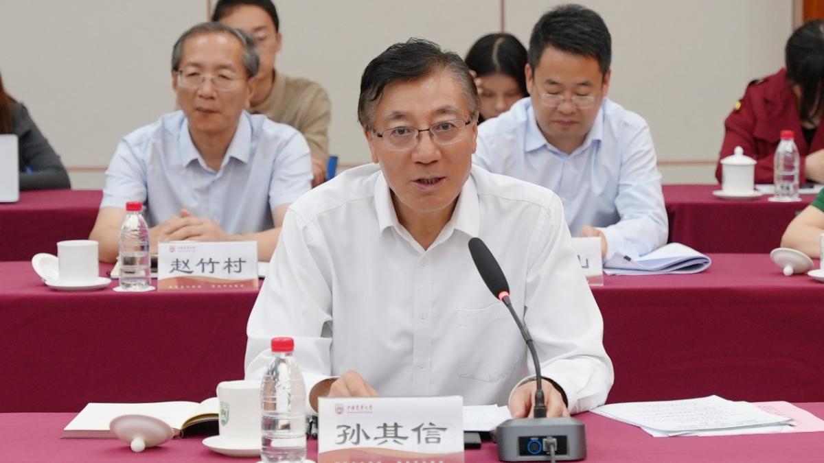 中國工程院院士、中國農(nóng)業(yè)大學(xué)校長孫其信。校方供圖