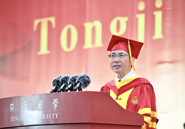 同濟大學校長、中國科學院院士楊金龍。校方供圖