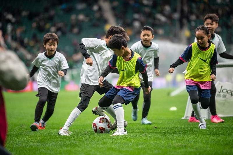 京城少年圓夢(mèng) “班超”聯(lián)賽。北京市教委供圖