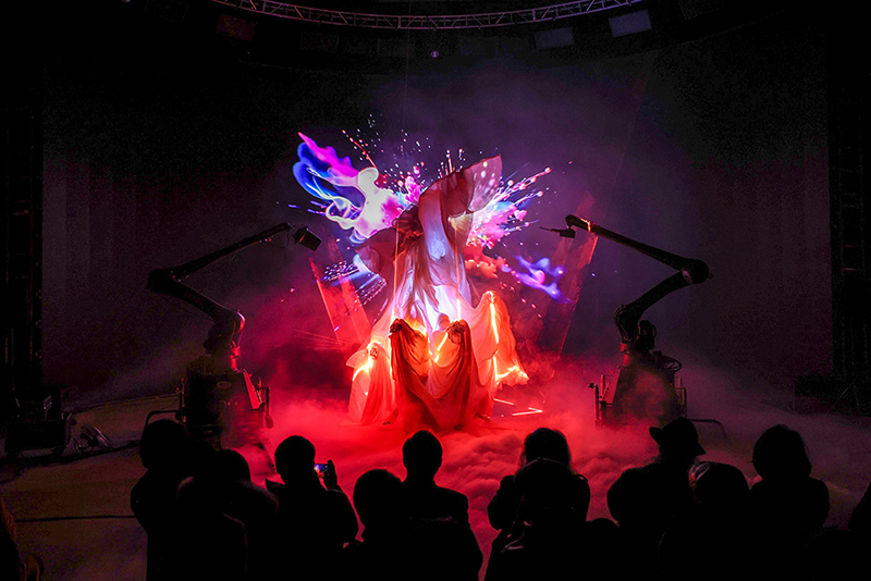 展會現(xiàn)場。學校供圖