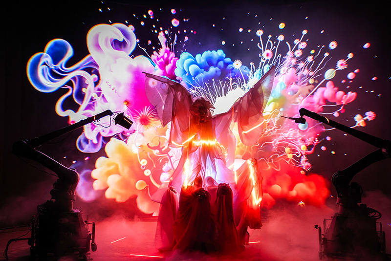 展會(huì)現(xiàn)場(chǎng)。學(xué)校供圖