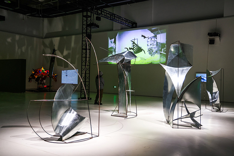 展會現(xiàn)場。學(xué)校供圖