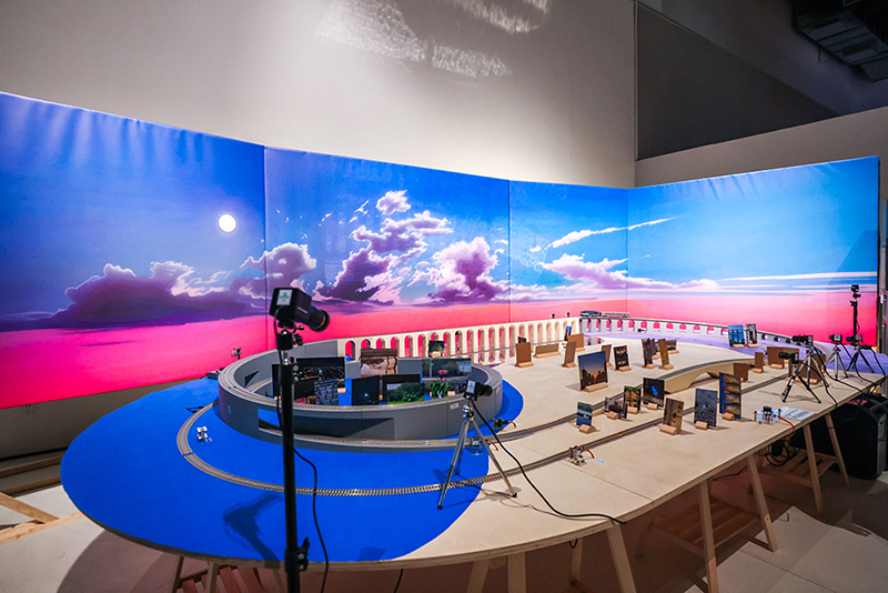 展會(huì)現(xiàn)場(chǎng)。學(xué)校供圖