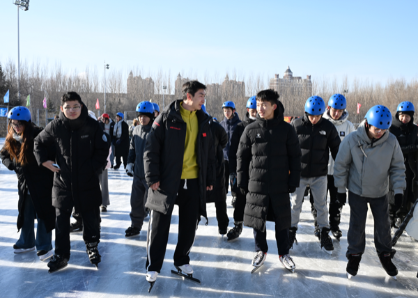 武大靖授課中。吉林大學(xué)供圖