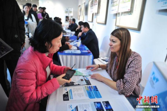 11月9日，2025法國高校秋季巡展·長春站活動舉行，法國高校代表在推介留學(xué)項目。 李彥國 攝