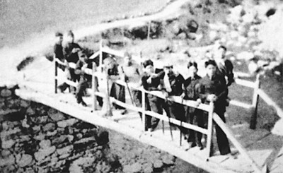 北洋工學(xué)院（今天津大學(xué)）西遷路上。資料照片